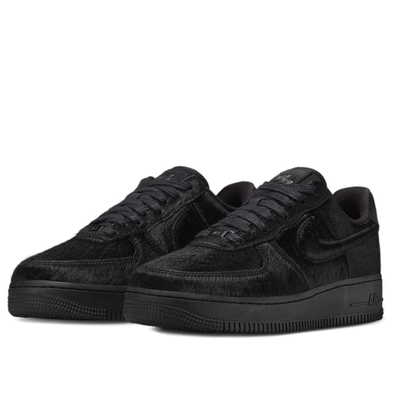 (WMNS) Nike Air Force 1 Low '07 Pony Hair 'Triple Black' II7398-001