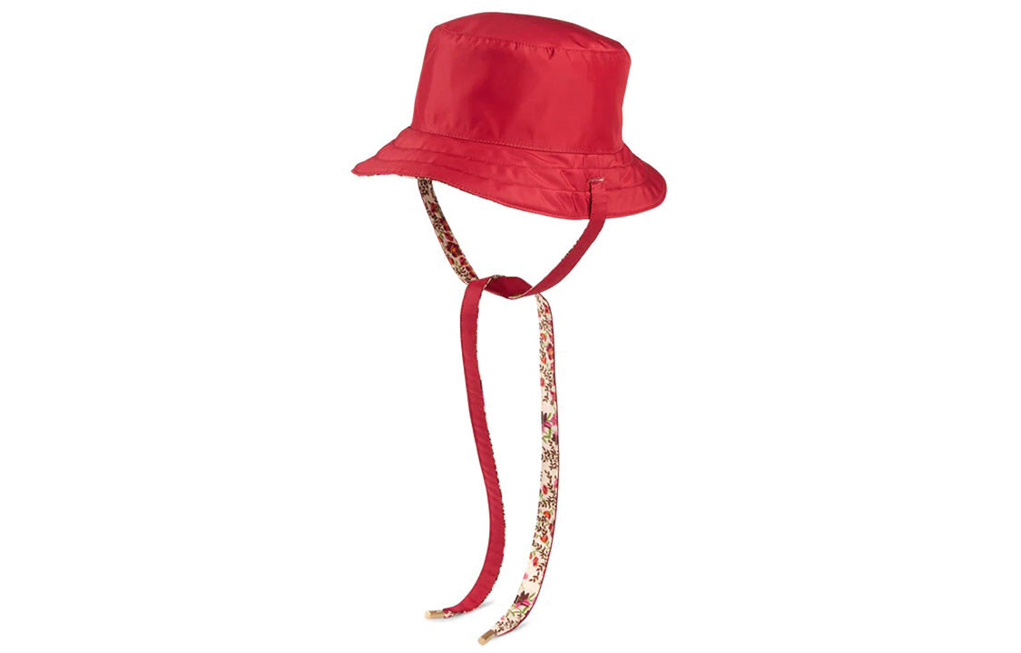 Gucci Floral Print Hat With Gucci Eschatology Label 'Pink' 656165-4HAFM-9879