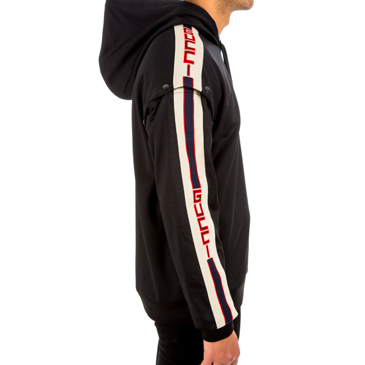 Gucci Hooded Sweatshirt With Removable Sleeves Black 475354-X5U11-1014