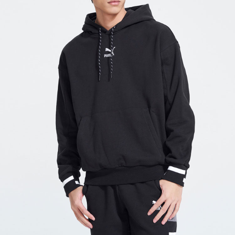 PUMA Logo Classics Hoodie 'Black' 533204-01