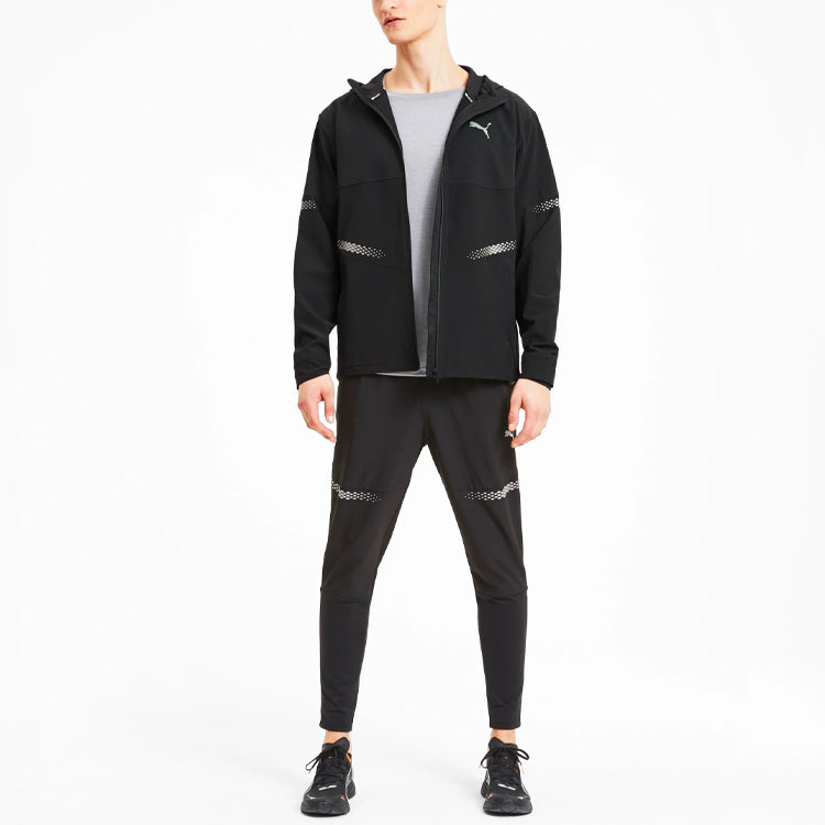 PUMA Runner ID Hooded Jacket 'Black' 519382-01