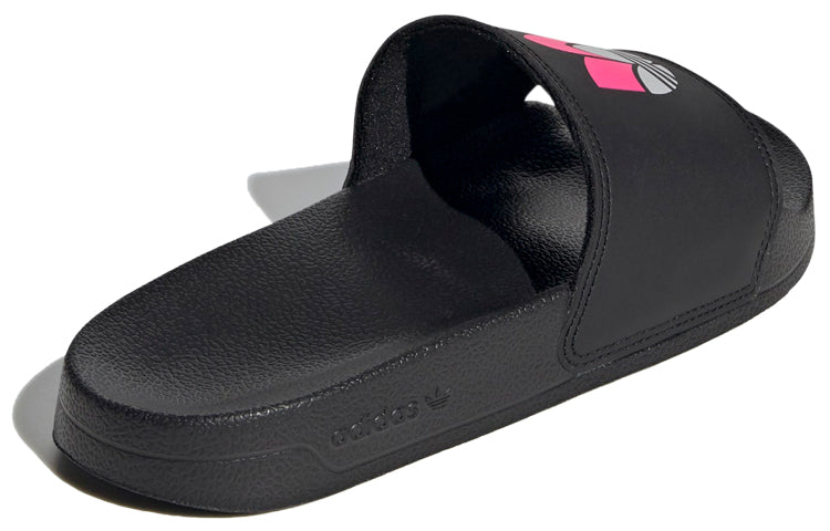 (WMNS) adidas originals Adilette Lite 'Black Pink' FW0540