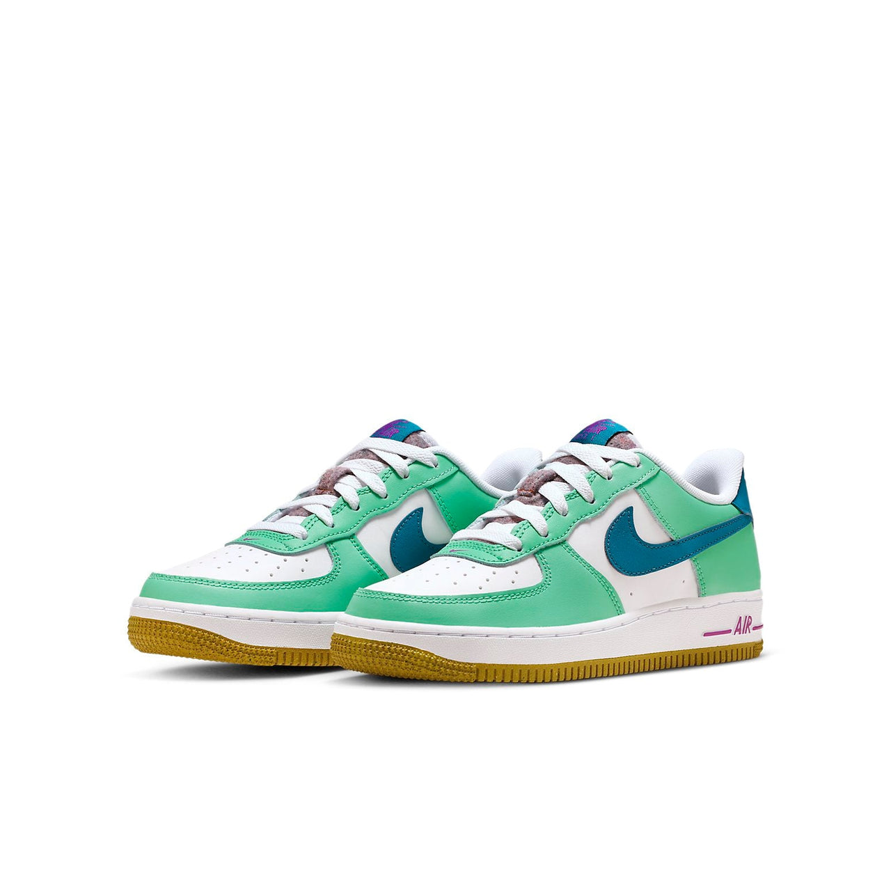 (GS) Nike Air Force 1 Low LV8 'White Green Abyss' FJ4613-100