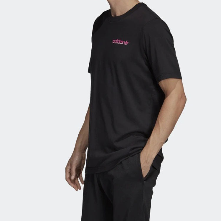 adidas originals Tropical Tee Printing Short Sleeve Black DV2057