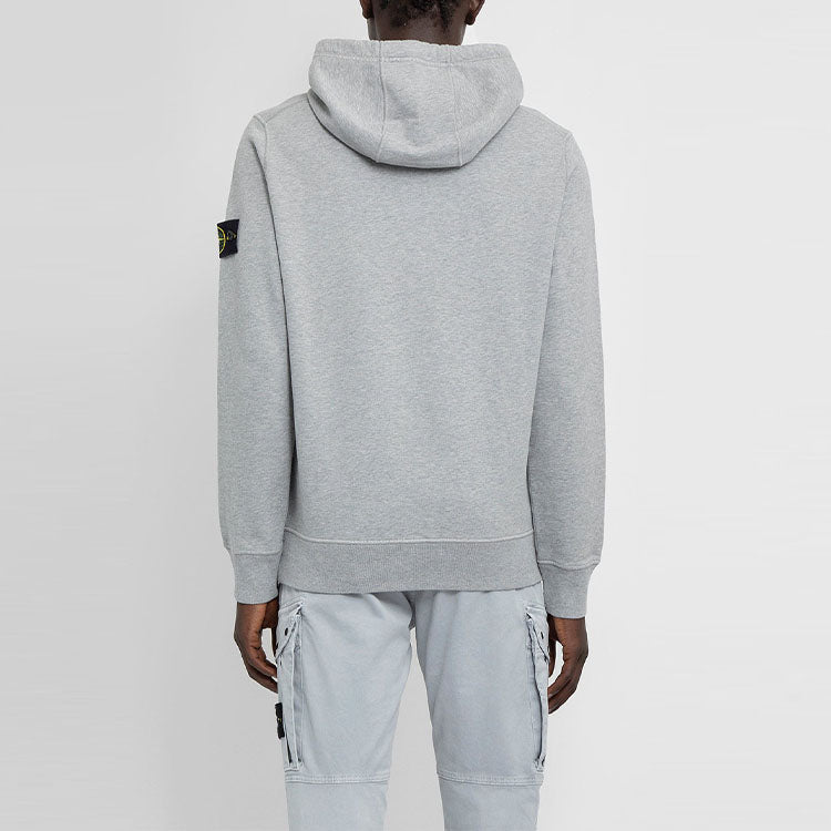 STONE ISLAND Popover Hoodie 'Melange Grey' 751564120-V0M64