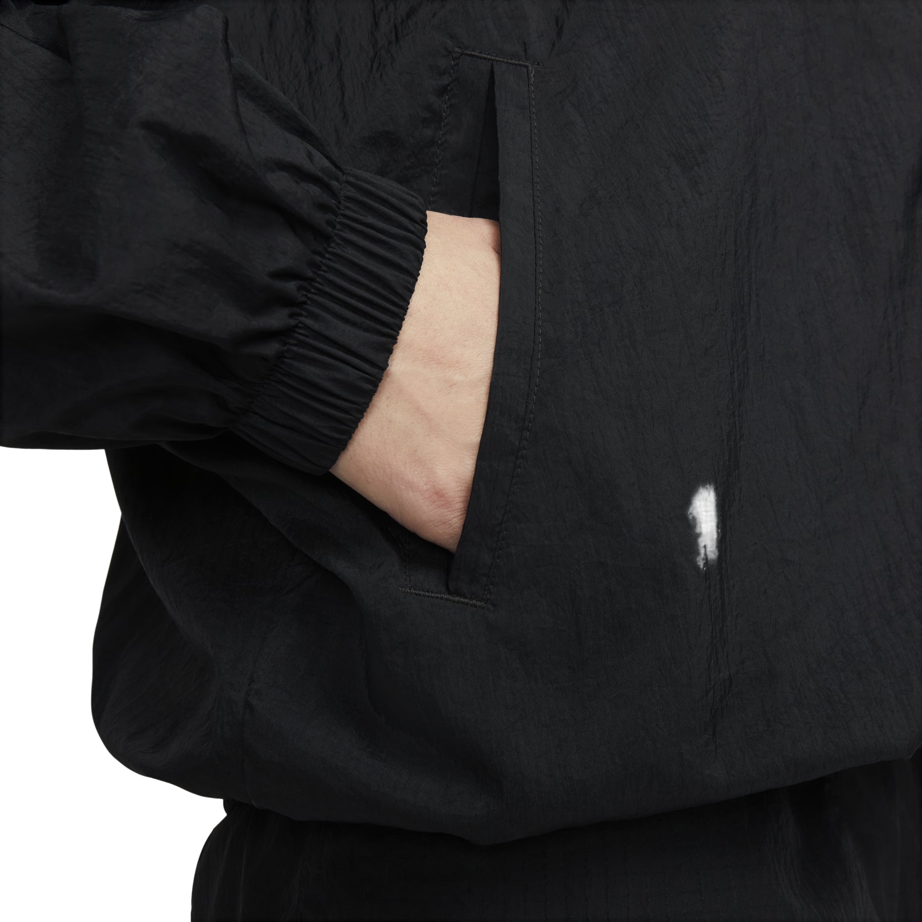 (WMNS) Nike Sportswear Essential Woven Jacket 'Black' DX5865-010