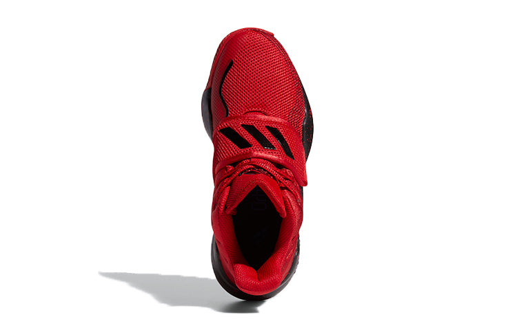 (GS) adidas Deep Threat J Red/Black FX3558