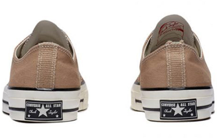 Converse CHUCK 70 OX Low Tops Retro Skateboarding Shoes Brown 161504C