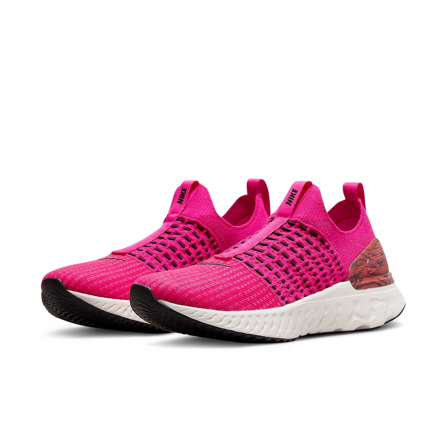 (WMNS) Nike React Phantom Run Flyknit 2 'Pink Prime Zebra' DQ7649-600