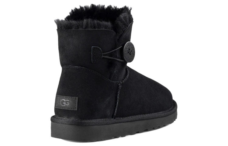 (WMNS) UGG Mini Bailey Button Boot 'Black' 1016422-BLK
