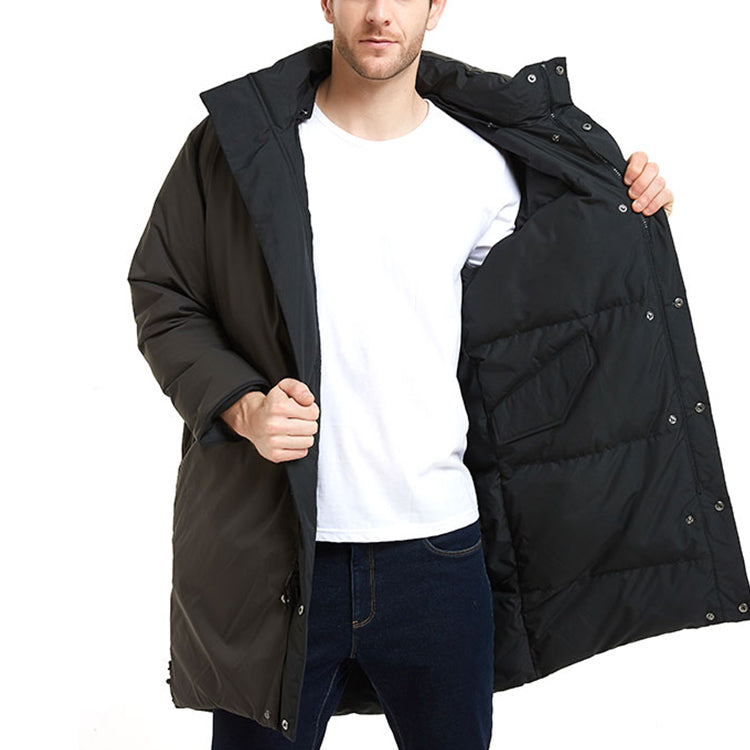 New Balance Long Puffer Jacket Asia Sizing 'Black' NP847021-BK