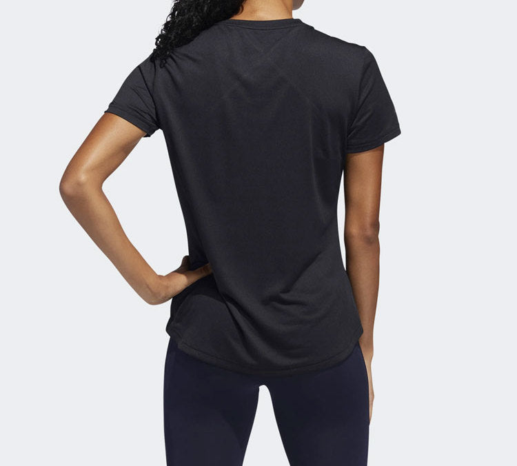 (WMNS) adidas OWN THE RUN Climalite Running Short-sleeve Tee Black DQ2630