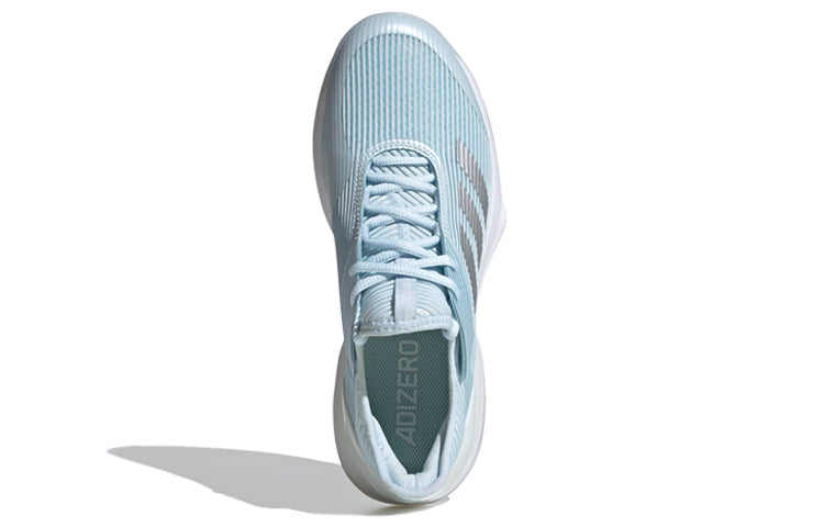(WMNS) adidas Ubersonic 3 Hard Court Shoes Blue/White FU8149