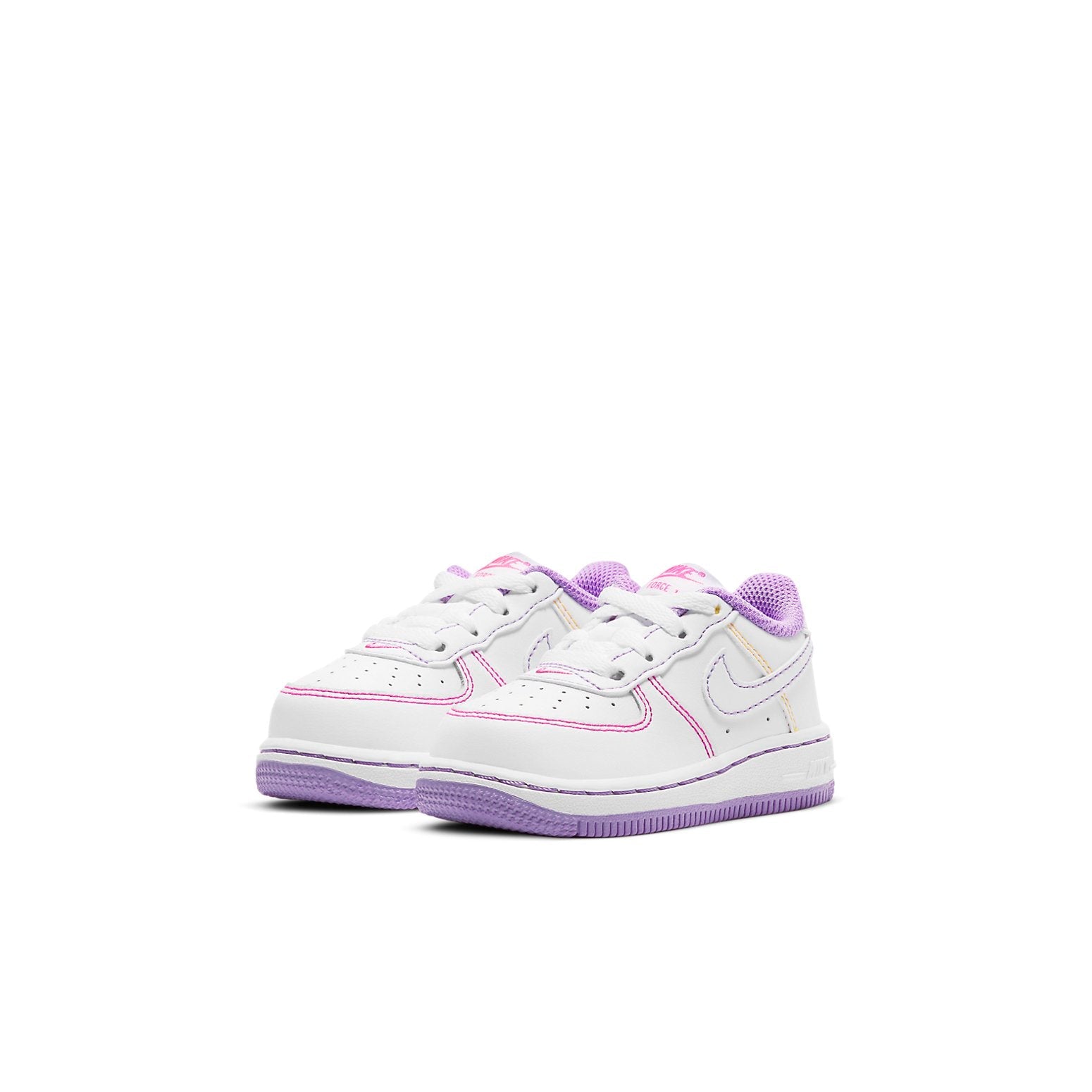 (TD) Nike Force 1 'Contrast Stitch - Fuchsia Glow' DC9671-110