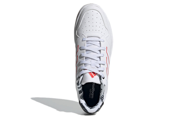 adidas neo Gametalker 'White Red Black' FY8583