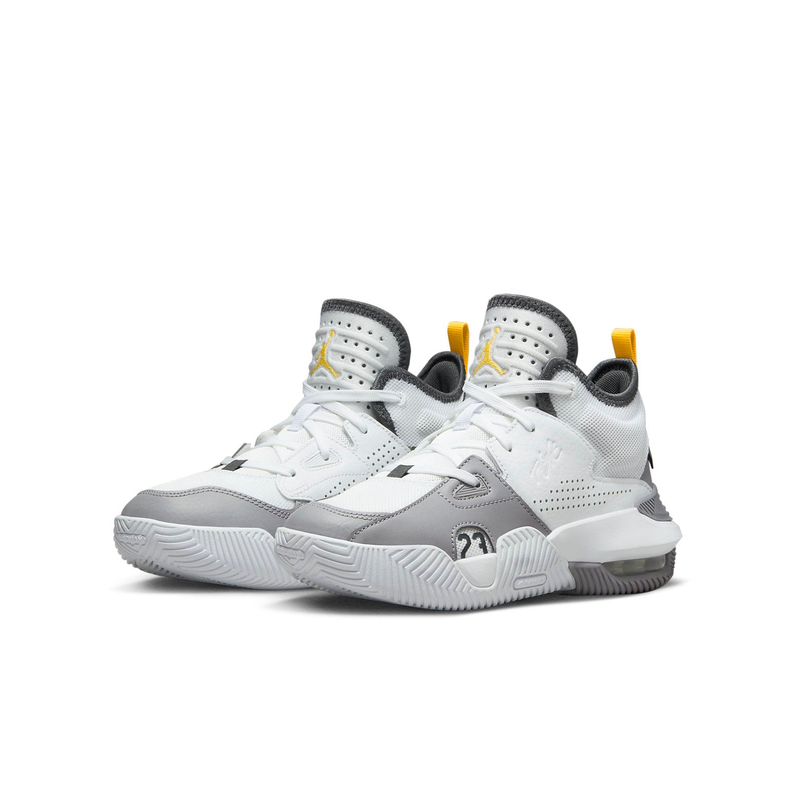 (GS) Air Jordan Stay Loyal 2 'White Cement Grey Gold' DQ8398-103