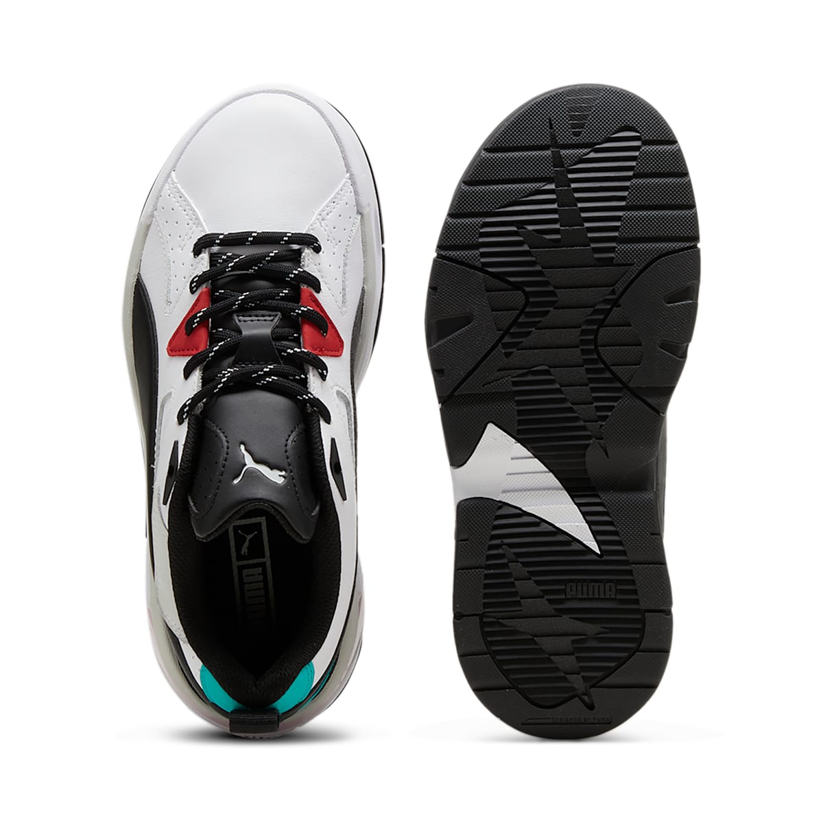 (WMNS) PUMA BLSTR 'White Black Teal' 395276-04