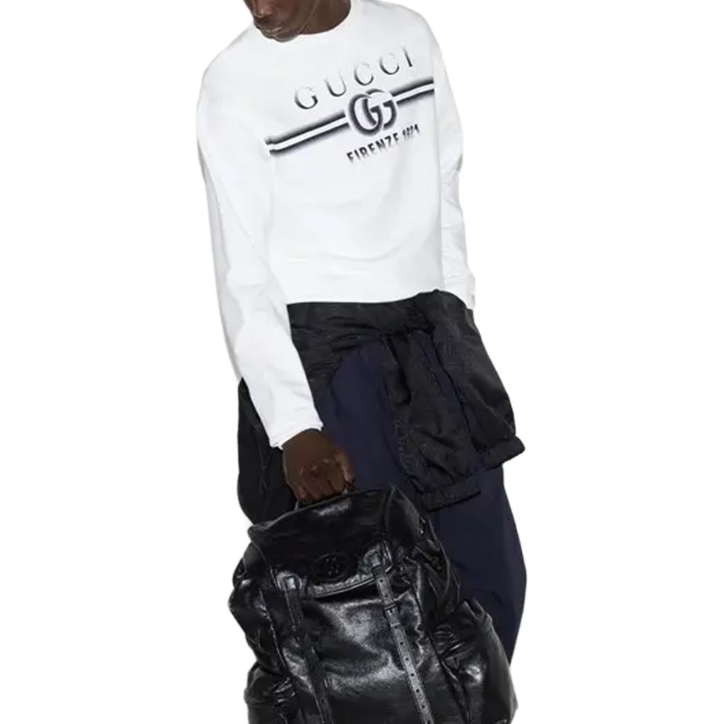 Gucci Cotton Jersey Sweatshirt 'White' 784413-XJGKQ-9082