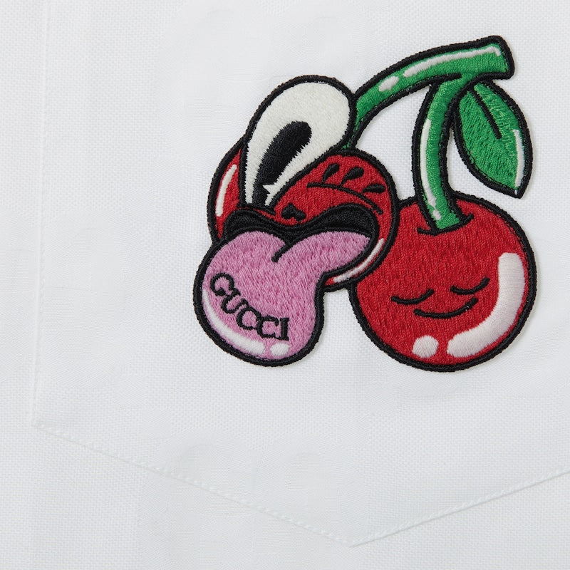 Gucci Maxi GG Oxford Cotton Shirt 'White' 782498-ZAQH1-9692