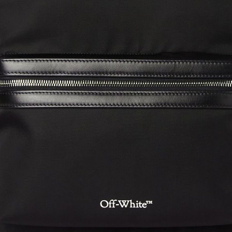 Off-White Core Round Logo Print Backpack 'Black' OMNB105F23FAB0011000