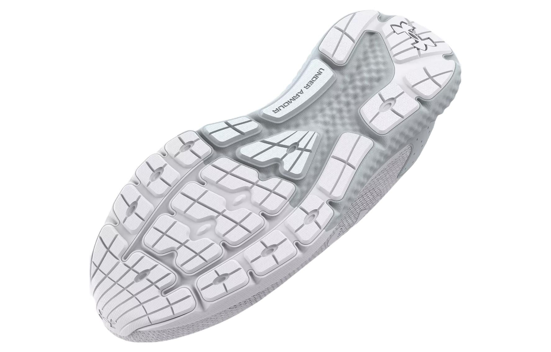 (WMNS) Under Armour Charged Rogue 3 Knit 'White Grey Mist' 3026147-102