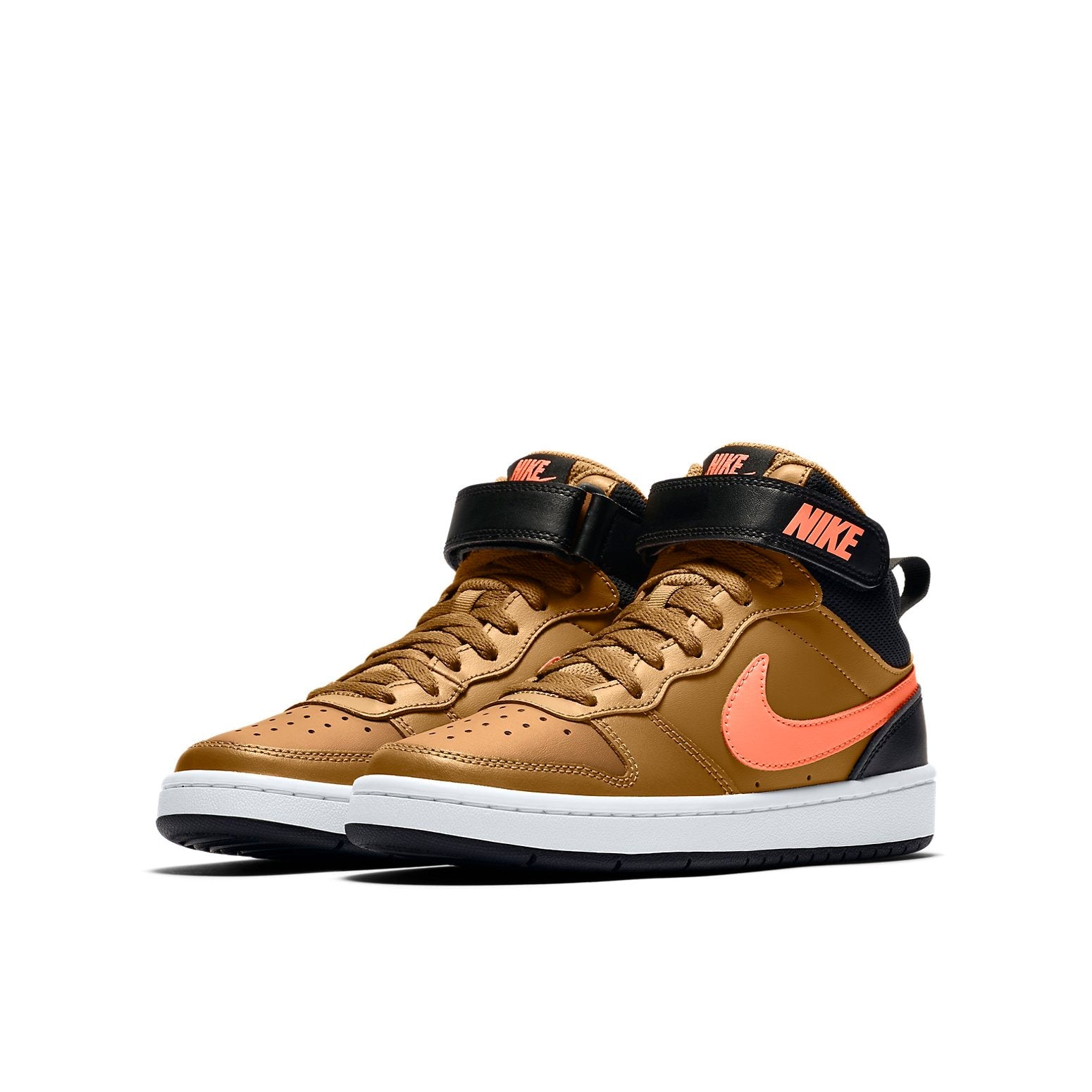 (GS) Nike Court Borough Mid 2 'Brown' CD7782-700