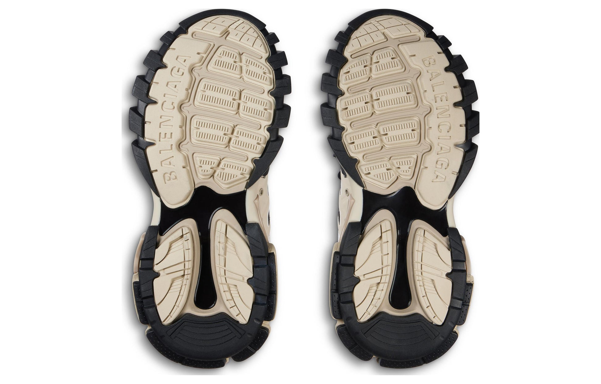 (WMNS) Balenciaga Track Sneakers 'Beige and Black Mesh and Nylon' 542436W3AC48071