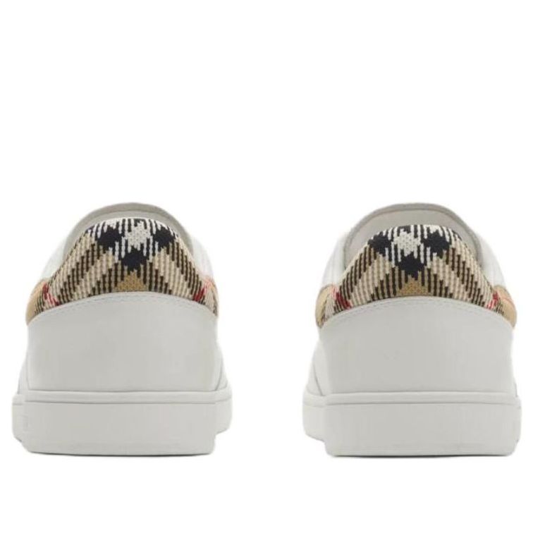 Burberry 26 Leather Set Sneakers 'White Sand Beige' 81188501