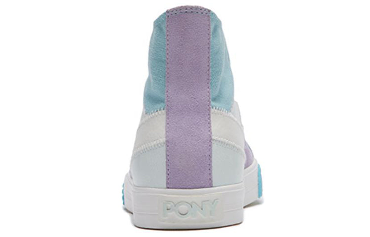 (WMNS) PONY Leisure High-Top Board Shoes Blue 01W1SH06PB