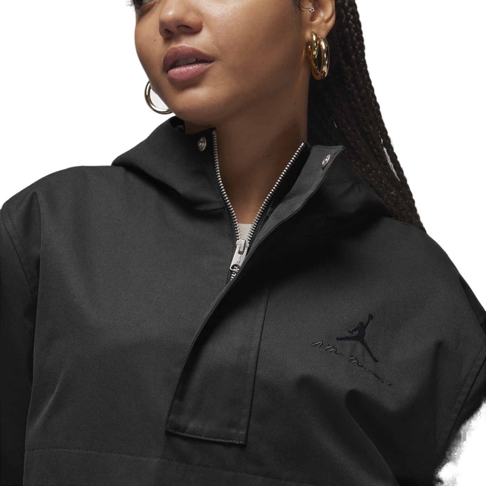 Air Jordan x A Ma Maniere Anorak Jacket 'Black' FN0613-010