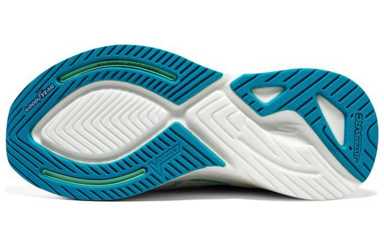 (WMNS) Skechers Go Walk Distance Walker 'White Aqua' 125130-WAQ