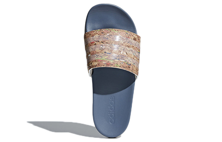 (WMNS) adidas Adilette Cloudfoam Plus Cork 'Blue' CP9510