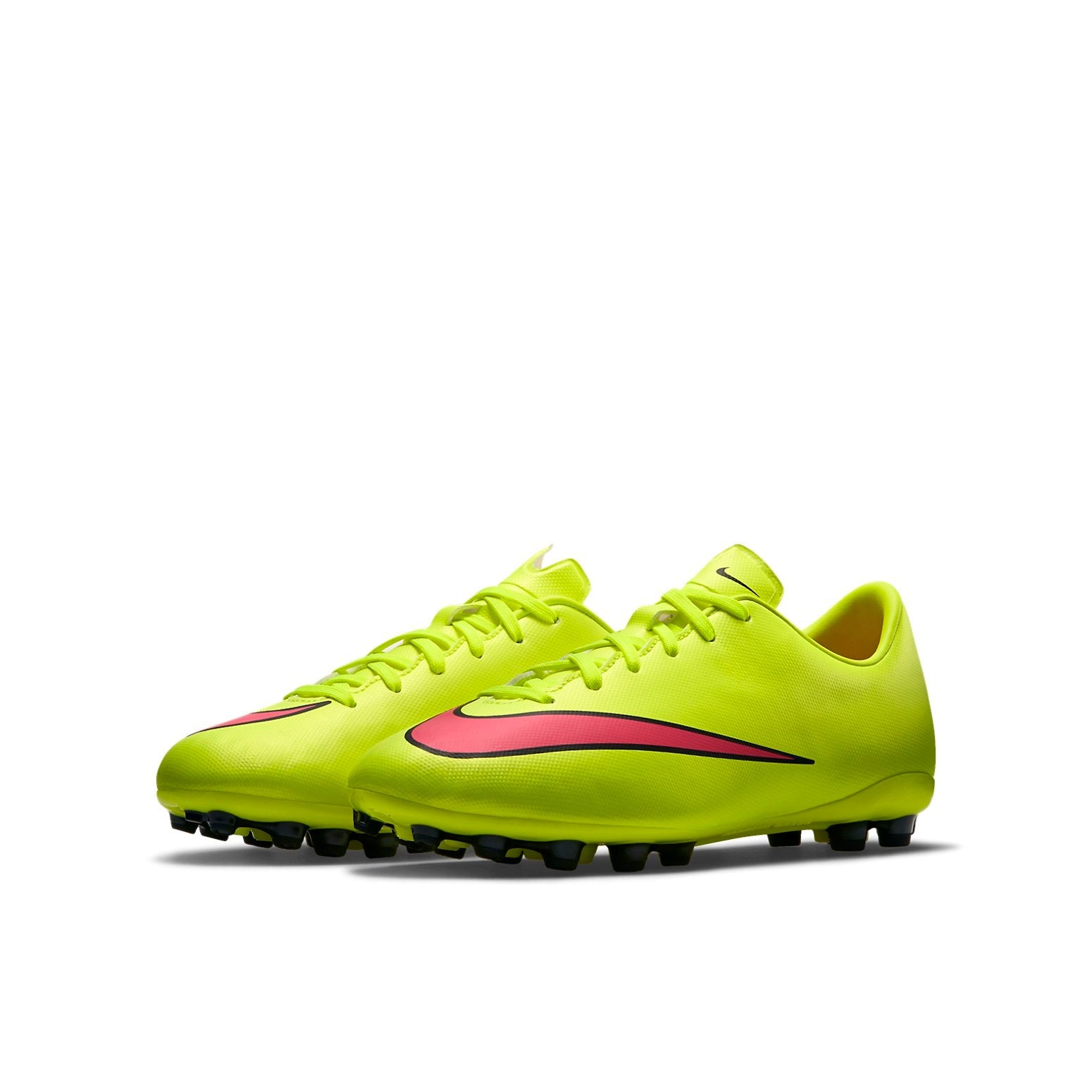 (GS) Nike JR 5 AG Artificial Grass 'Green Red' 651637-760