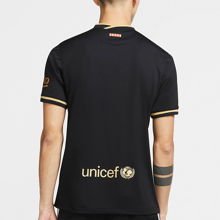 Nike FC Barcelona 20/21  Fan Edition Jersey 'Black Gold' CD4231-011