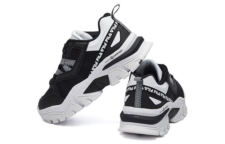 (WMNS) FILA Buffer Low-Running Shoes Black/White F12W114119FBK
