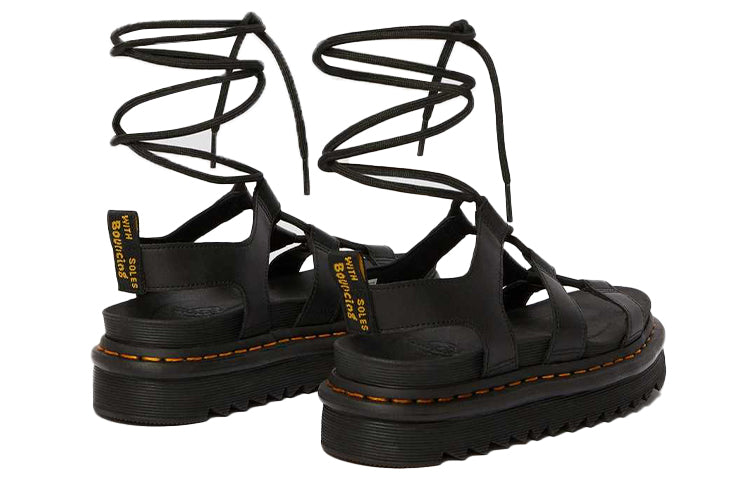 (WMNS) Dr. Martens Nartilla Sandals Black 24641001