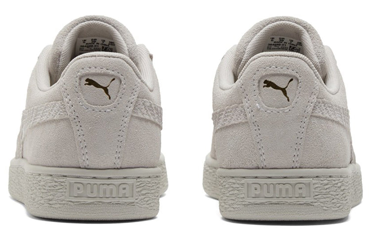 PUMA Suede Mono Deboss Casual Skateboarding Shoes Unisex Gray 384688-01
