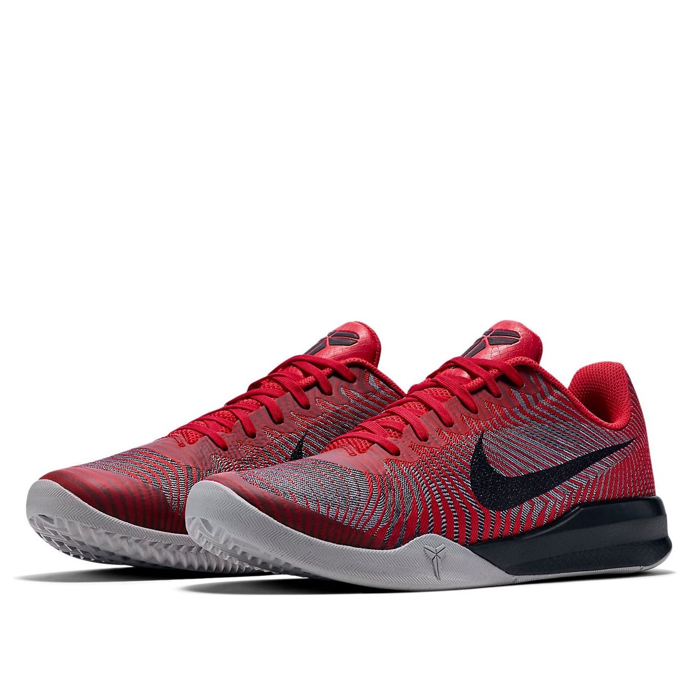Nike KB Mentality 2 'Red Grey' 818952-600