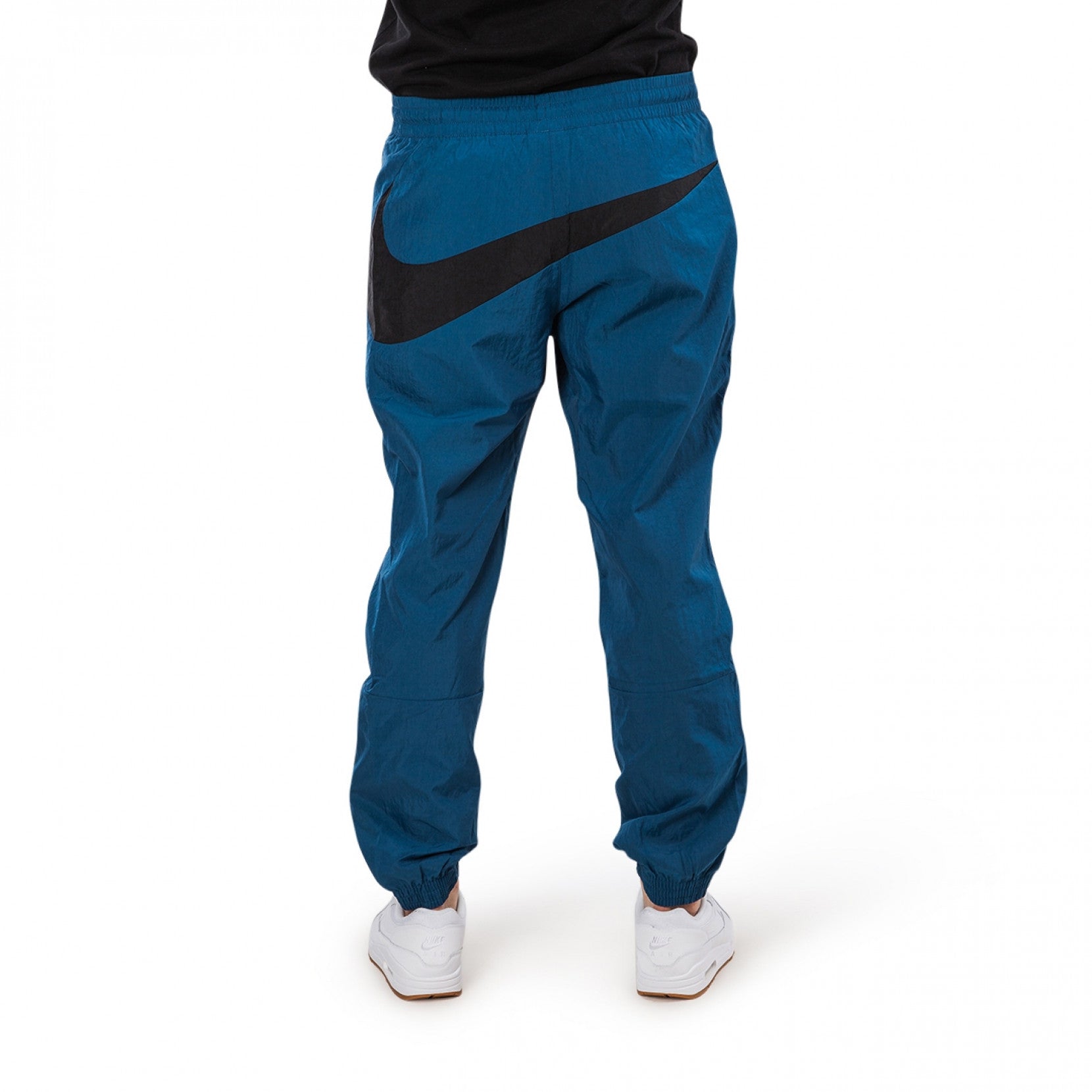 Nike Sportswear NSW Swoosh Woven Pant Zipper Pocket Bundle Feet Sports Pants Blue AJ2300-474