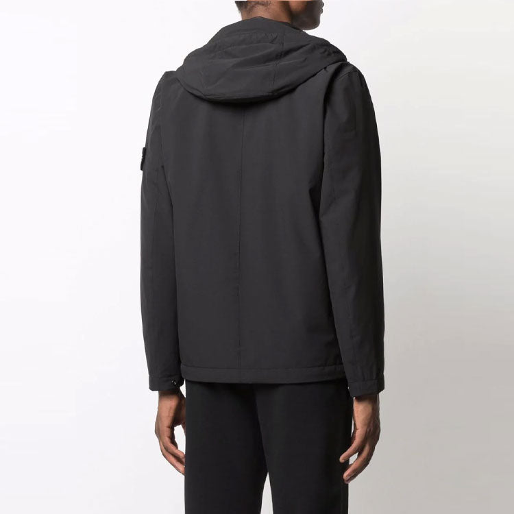 STONE ISLAND Panelled Hoody Jacket 'Black' 751541427-V0029