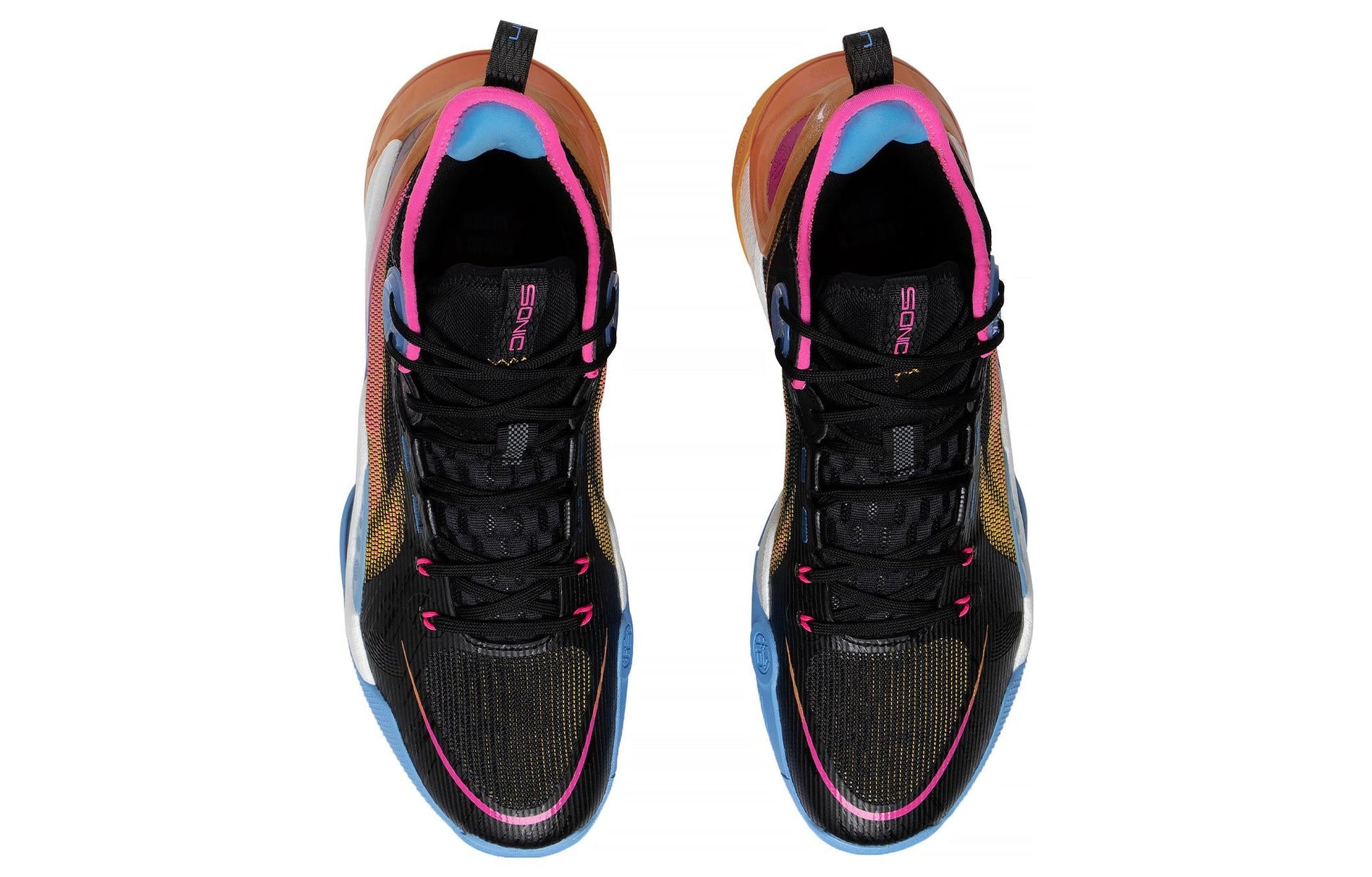 Li-Ning Sonic 10 Ultra Mid 'Black Blue Multi' ABAS145-5