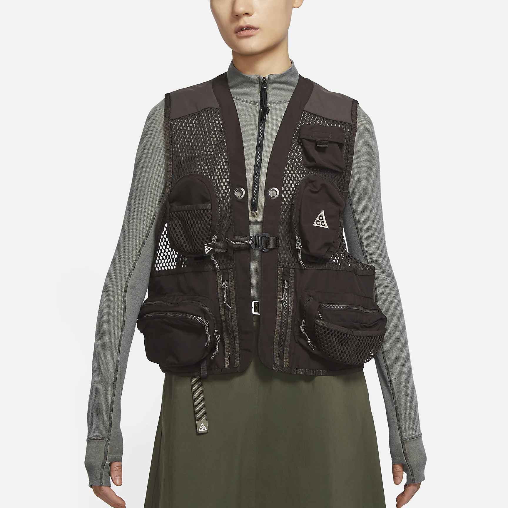 Nike ACG Buttles Vest Velvet 'Brown Black' DN3920-220
