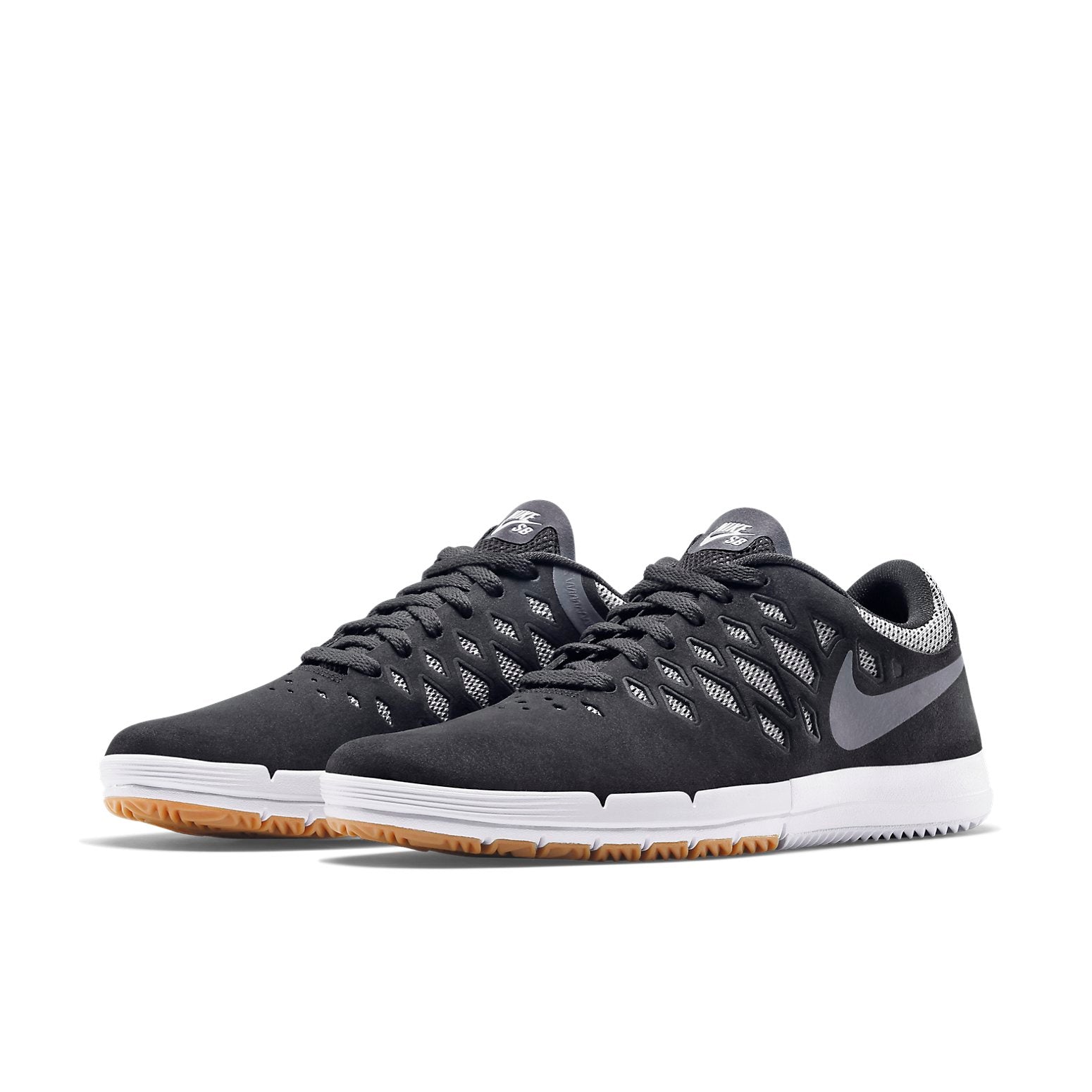Nike Free SB Skateboard Low-Top Sneakers Black 704936-001