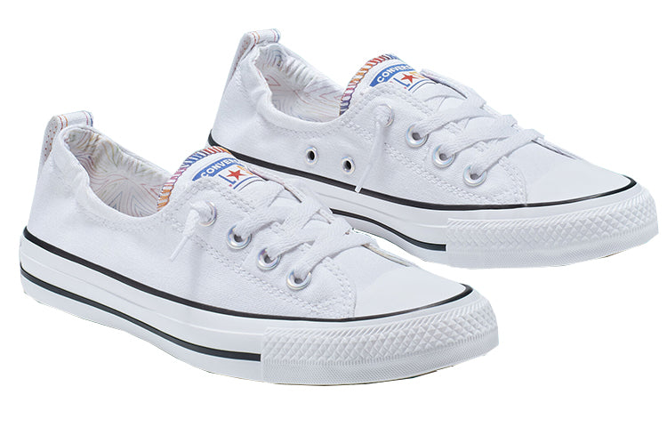 (WMNS) Converse Chuck Taylor All Star Shoreline Slip Low Top Canvas Pure White 565441F