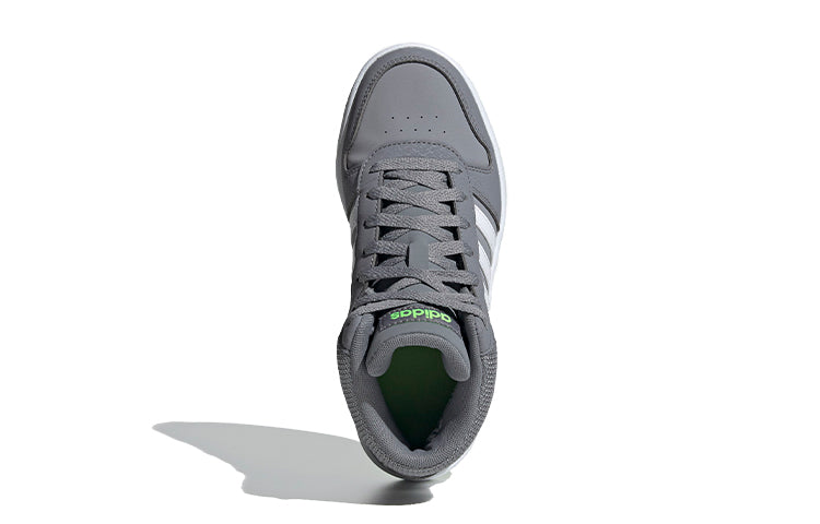 (TD) adidas adidas Hoops 2.0 Mid 'Grey White Green' EG1987