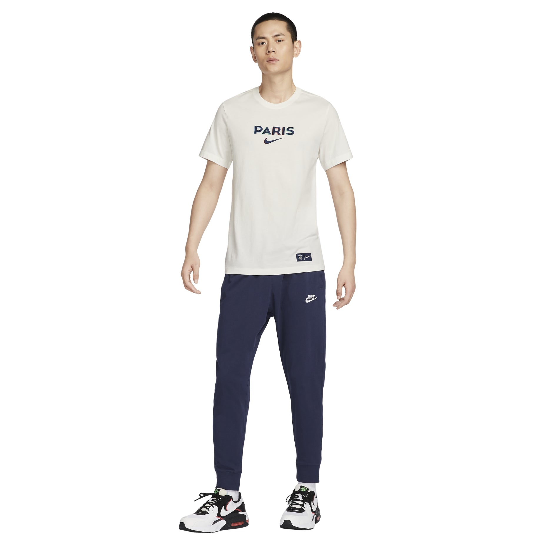 Nike Paris Saint-Germain Soccer T-Shirt Asia Sizing 'Sail' HJ9761-133