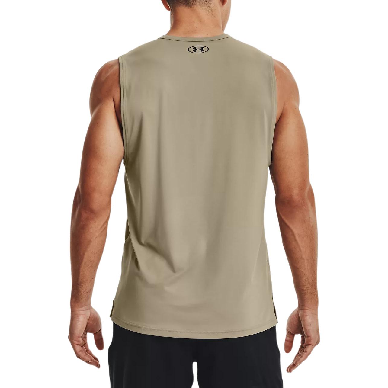 Under Armour Rush Energy Logo Tank 'Khaki' 1366139-037