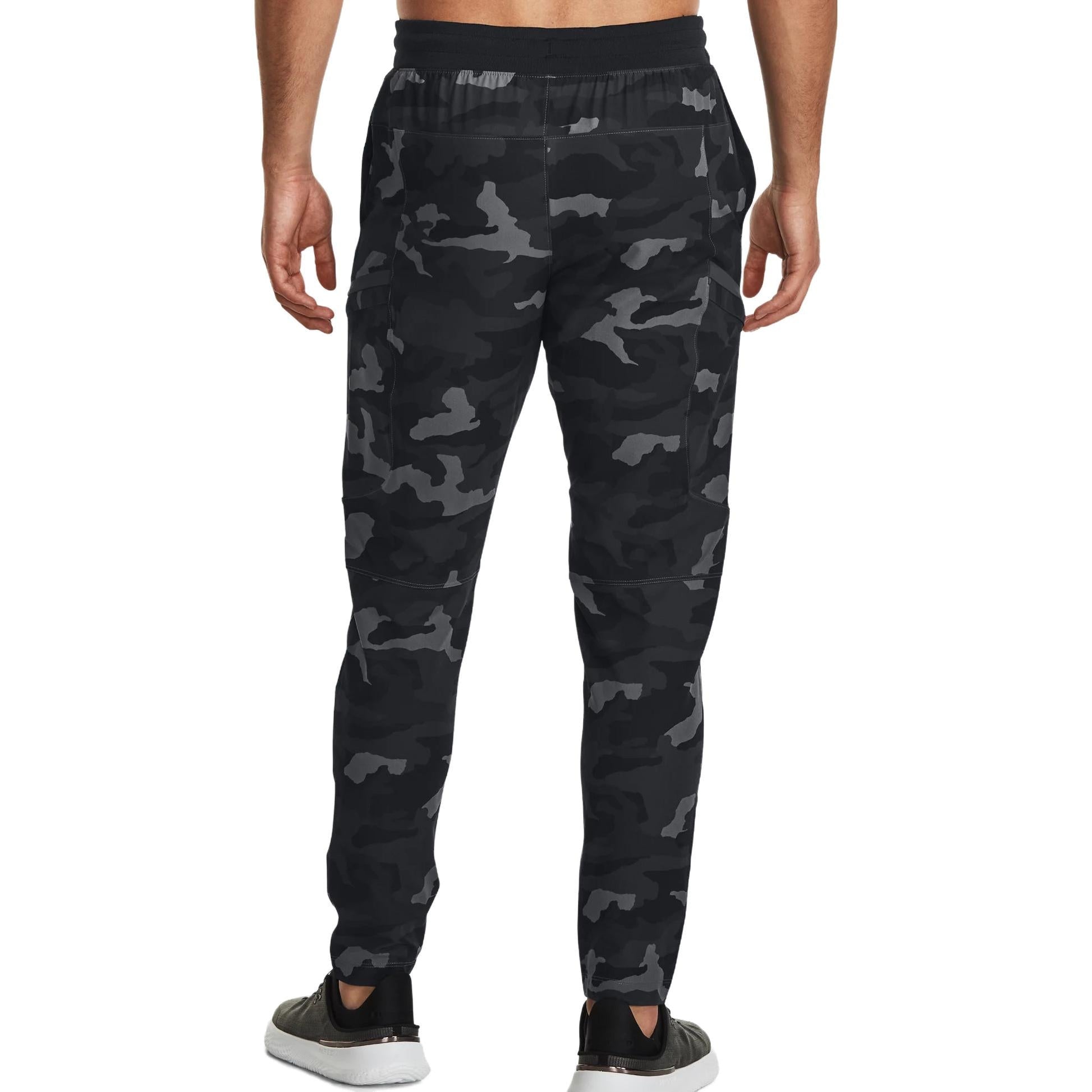 Under Armour Elite Cargo Printed Pants 'Pitch Grey Black' 1373869-012