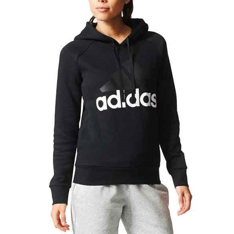 (WMNS) adidas Training Casual Long Sleeves Hoodie 'Black' S97081