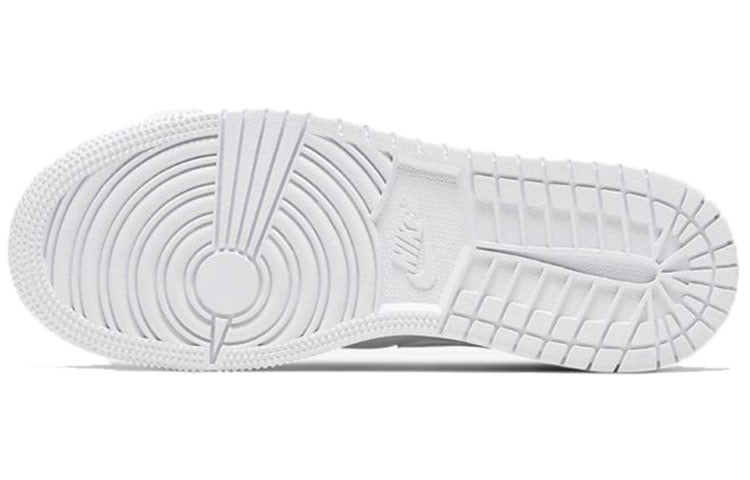 (GS) Air Jordan 1 Mid 'Triple White 2020' 554725-126